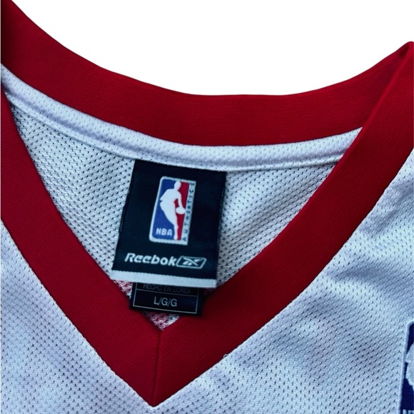 VTG Tracy McGrady Swingman Jersey Houston Rockets #1 White Reebok NBA Size: L - Picture 3 of 4